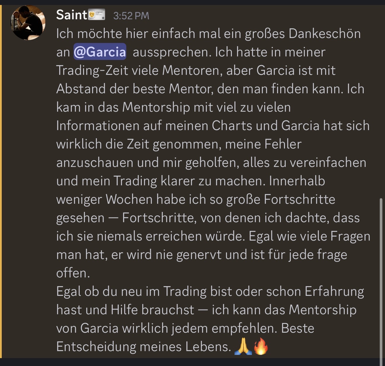 Nachricht mit zweitem Lucid payout Zertifikat